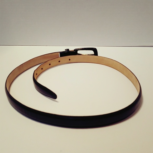 CIPRIANI 519125 LEATHER DRESS BELT - Picture 3 of 7